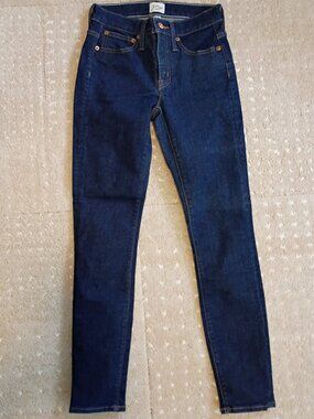 Vintage J Crew 9" mid-rise toothpick jean in Classic Rinse